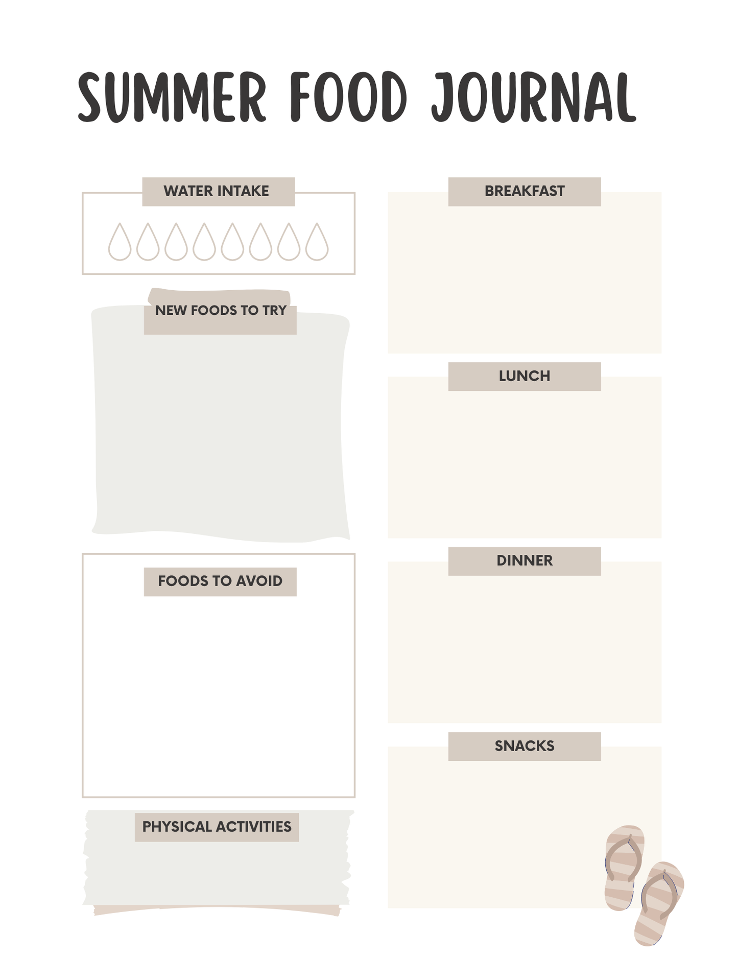 Kids Summer Planner