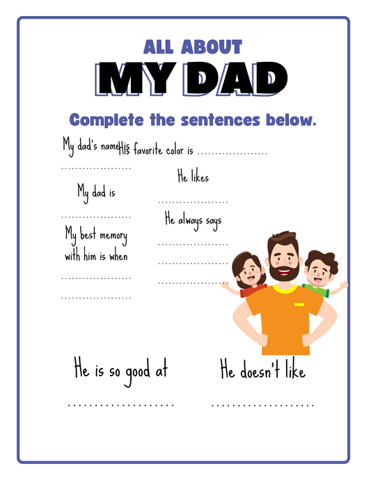 Fathers Day Book