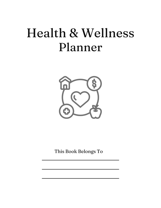 Health & Wellness Planner
