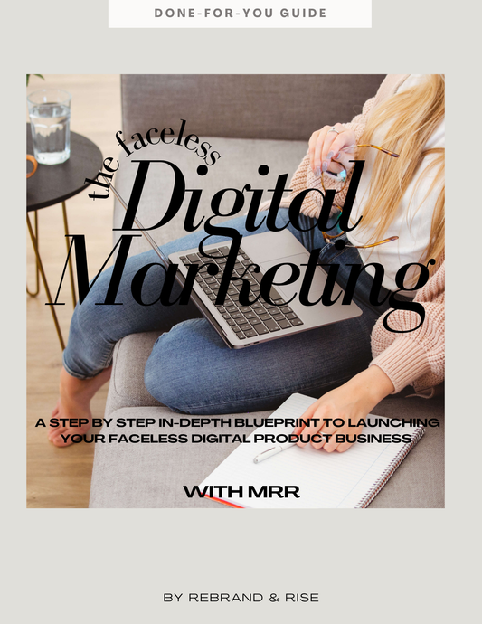 Faceless Digital Marketing Playbook