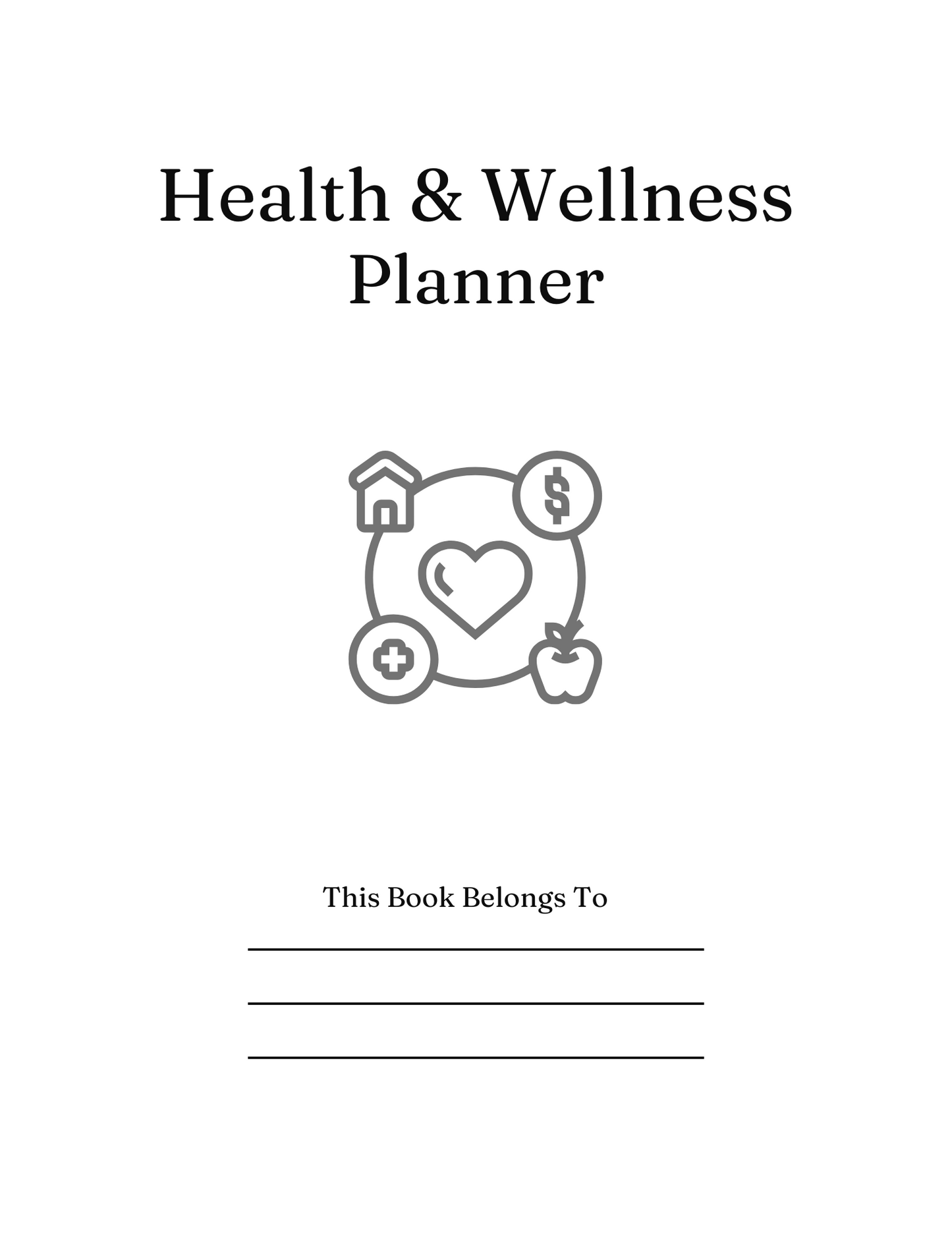Health & Wellness Planner
